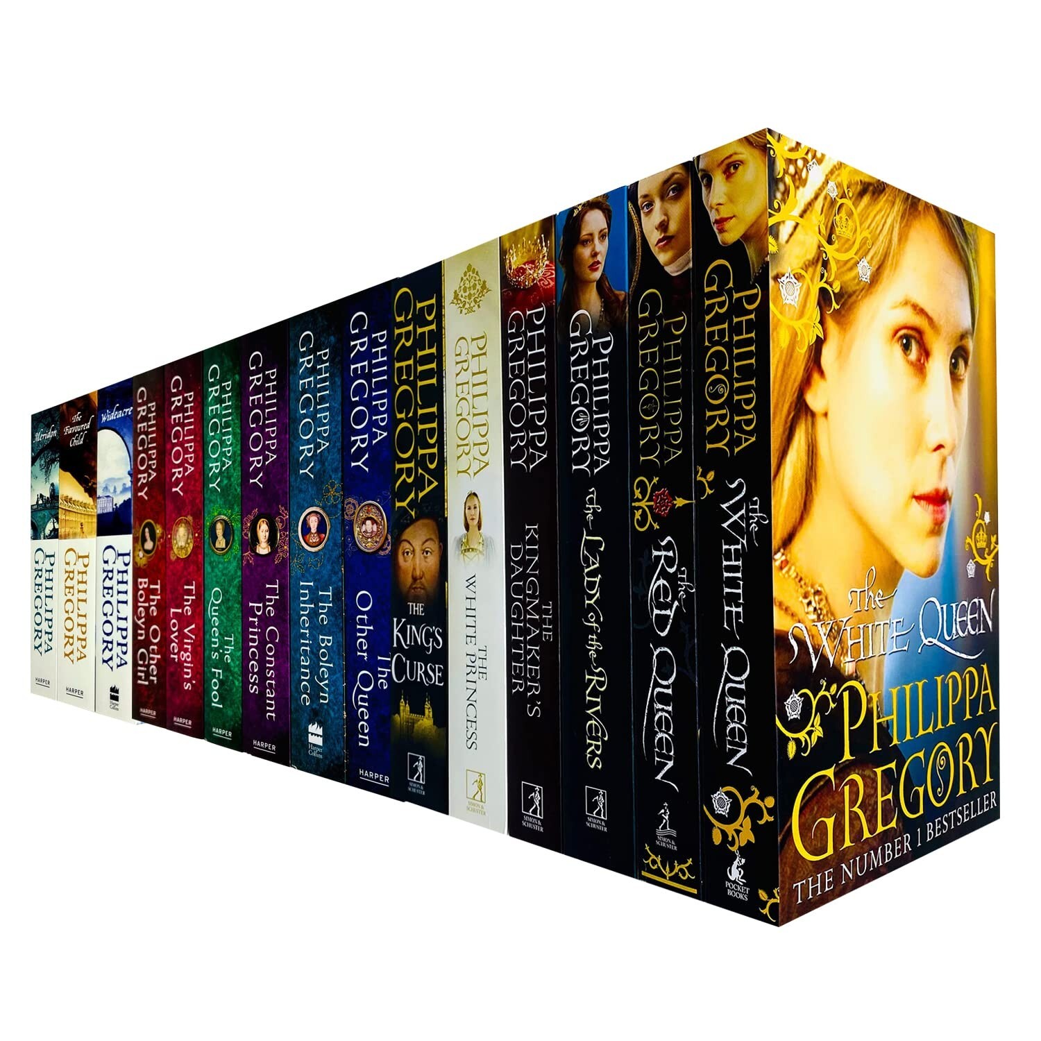 Philippa Gregory Cousins War, Tudor Court, Wildacre Trilogy Collection 15 Books