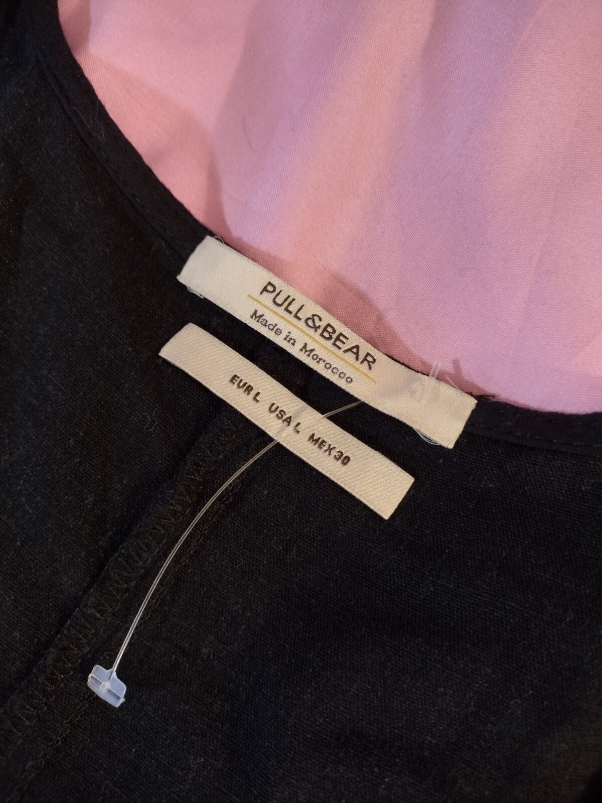 Pull&Bear Button Detail Mini Swing Dress Large Sh… - image 2