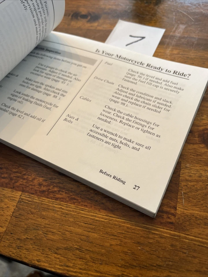 Honda XR100R 2003 manual del propietario Foto 4 de 4