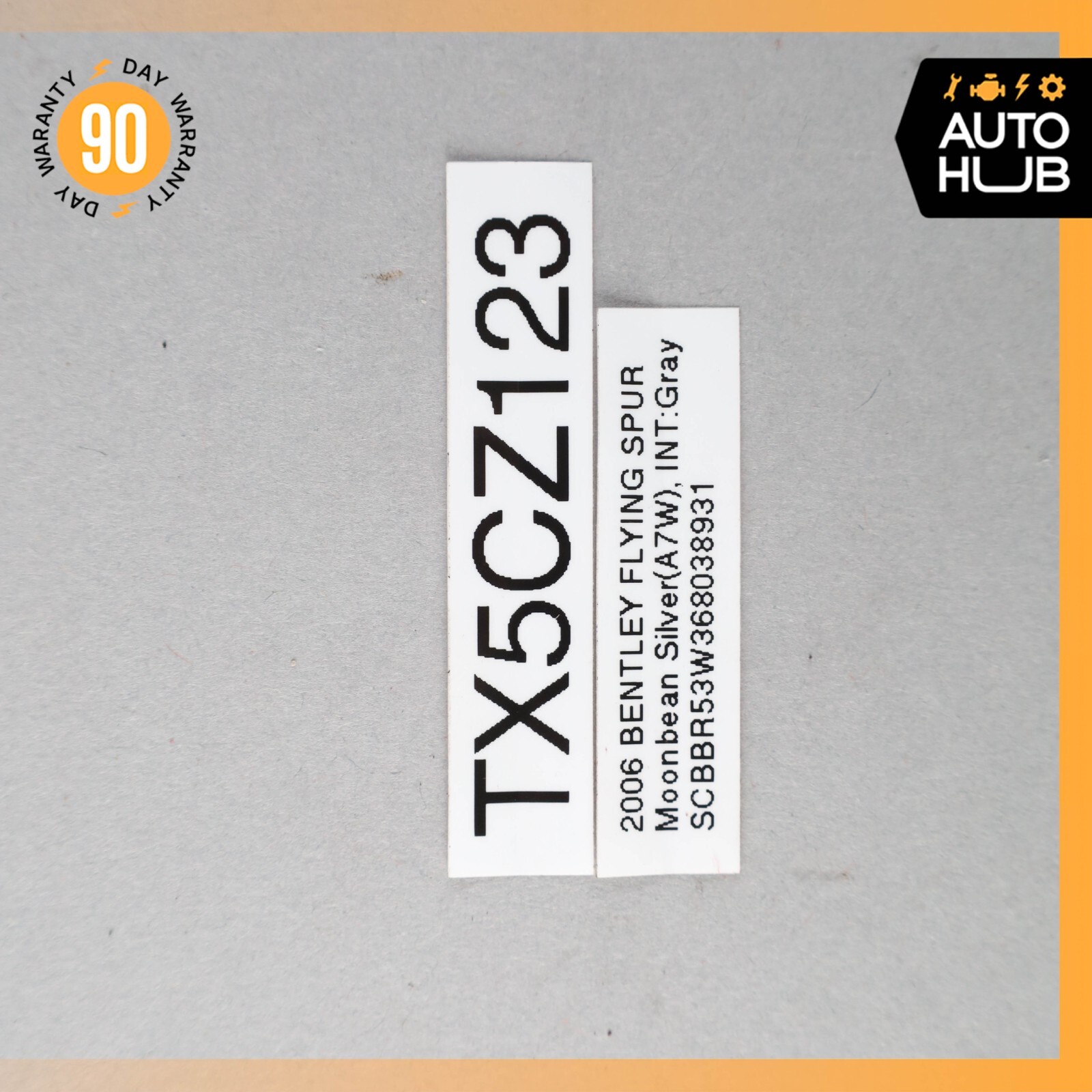 03-12 Bentley Continental Flying Spur GT GTC Brake Booster Vacuum Pump OEM 53k