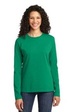 LPC54LS Port  Company Ladies Long Sleeve Core Cotton Tee