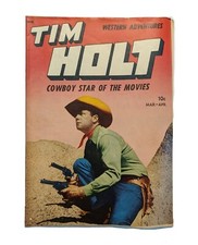 Tim Holt #5 1949-ME-photo covers-Frank Bolle art-VG+