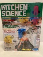 NEW Kitchen Science Kit Educational Toy For Children W/ 6 Fun Experiments By 4M