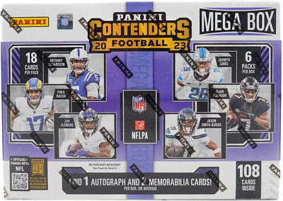 2023  Contenders Football Hobby Mega Trading Card Box (Exclusive Orange Parallel