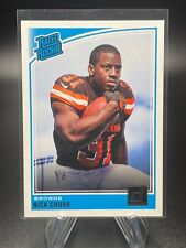 2018 Panini Donruss Rated Rookie Nick Chubb RC CLEVELAND BROWNS 