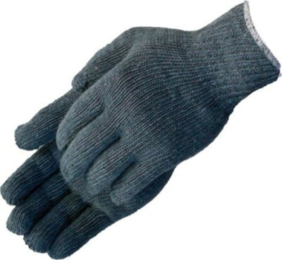 (12 PAIRS) Medium Cotton Polyester String Knit Safety Protection Work Gloves HR