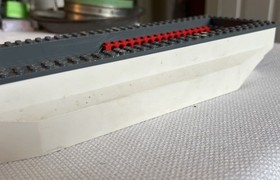 LEGO CITY Boat Hull Base - Coast Guard 60014