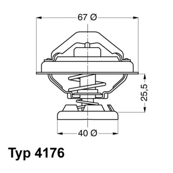 Thermostat FüR Mercedes E-KLASSE (W124,W210,S124,S210)-image