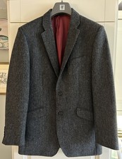 Męska kurtka T M Lewin w jodełkę tweed 100% wełna. Rozmiar 40R