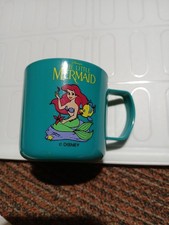 CUP ONLY FROM Disney The Little Mermaid Kid Care Ariel Travel Set VTG MINI MUG