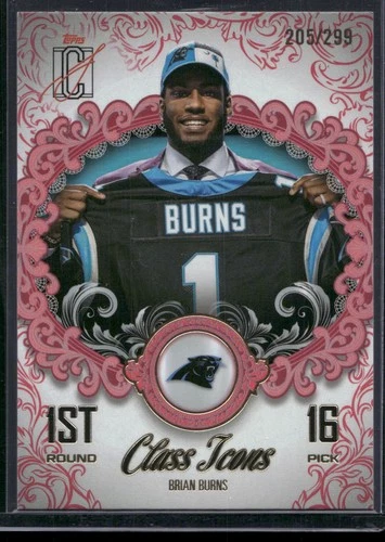 2025 Topps Signature Brian Burns Coral (RAW)