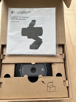 Logitech B910 HD-Webcam, Autofokus, Stereo, USB, Carl Zeiss Linse, NEU/OVP