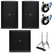 Mackie Thump115S Subwoofer 1400w + 2 Thump212 1400w + Coppia Supporti + 2 Cavi