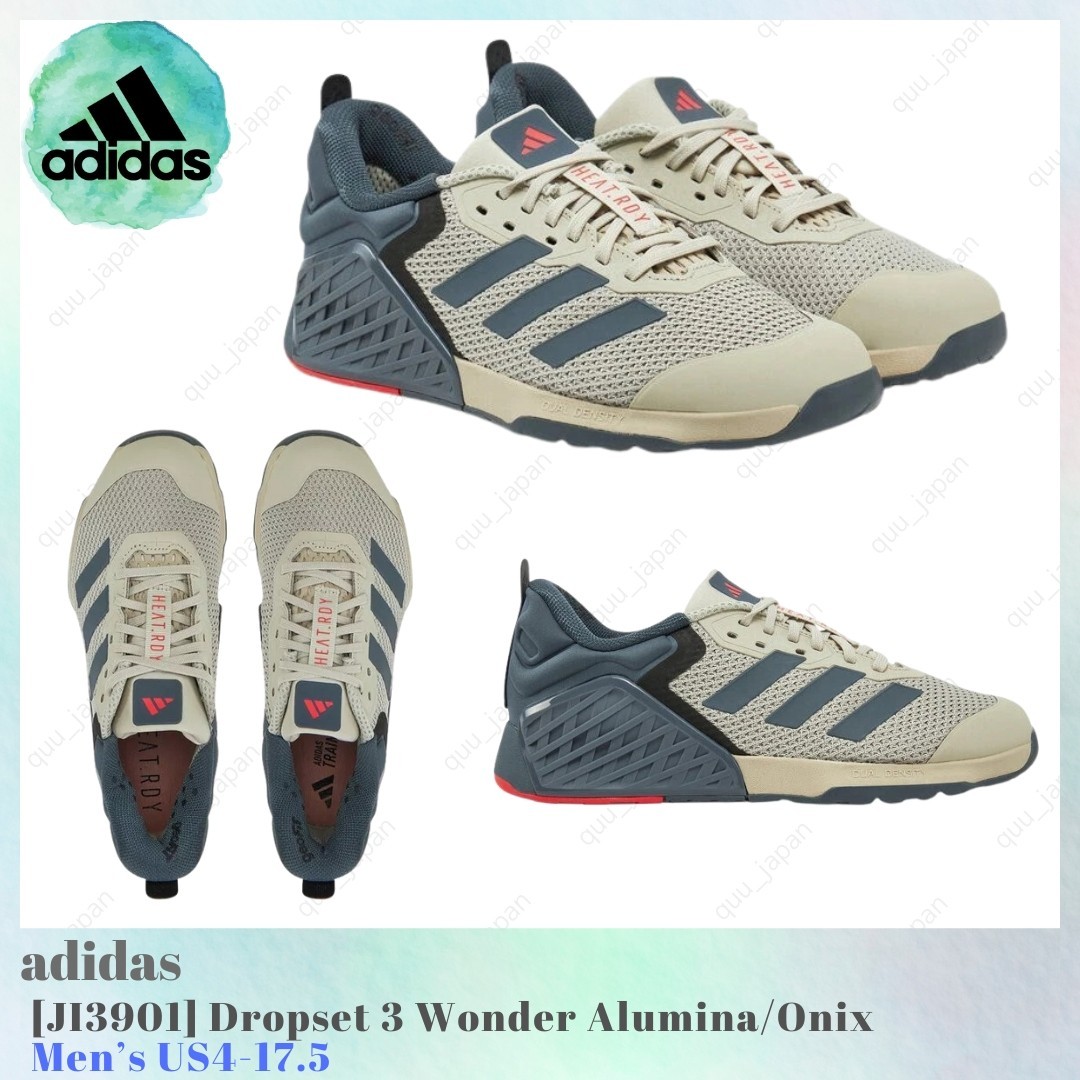 adidasDropset3WonderAlumina/Onix/LucidRedJI3901Men’sUS4-17.5New