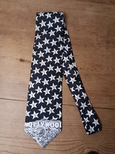 Vtg Ralph Marlin The Hollywood Sign Neck Tie Silk 1993 USA Made RM Style Star