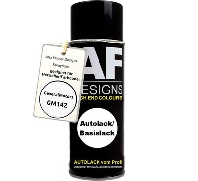 Für GeneralMotors GM142 Virgin White Spraydose Basislack Sprühdose 400ml