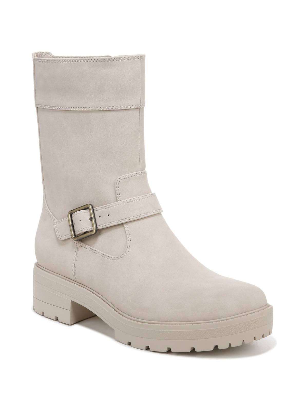 SOUL BY NATURALIZER Womens Beige Newport Round Toe Block Heel Boots Shoes 7 M 8990₽