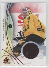 2024-25 Upper Deck SP Game Used All-Stars Red Jersey Jeremy Swayman #150 0zp1