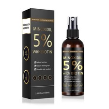 5 Minoxidil Hair  Beard Growth Spray with Biotin for Men  Women, Hair Regr...