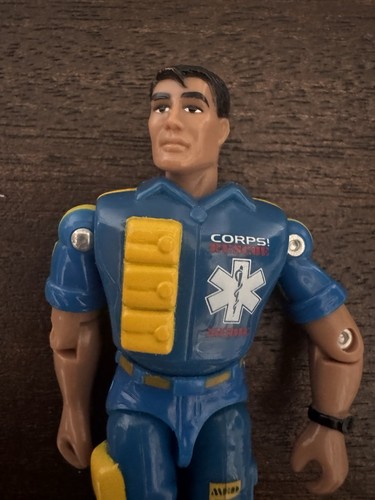 Lanard The Corps Swift Water Rescue 5 Paramedic Action Figure Blue Shirt 1999 - Picture 2 of 12