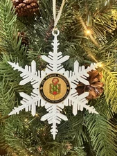 US MARINE CORPS - 5th MARINE REGIMENT Challenge Coin Christmas Ornament