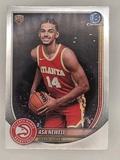 2025 Bowman Chrome Asa Newell RC #BCV-23 Atlanta Hawks Rookie Card