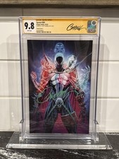 Spawn #301 CGC 9.8 SS signed Scott Campbell Virgin Variant Cover P Custom Label