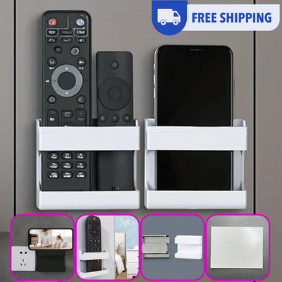 #ad Wall Mounted Smart TV Remote Control Holder Home Office Organizer Storage Case $4.99