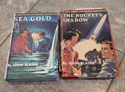 A Rick Brant Electronic Adventure By John Blaine Set Of 2 Books