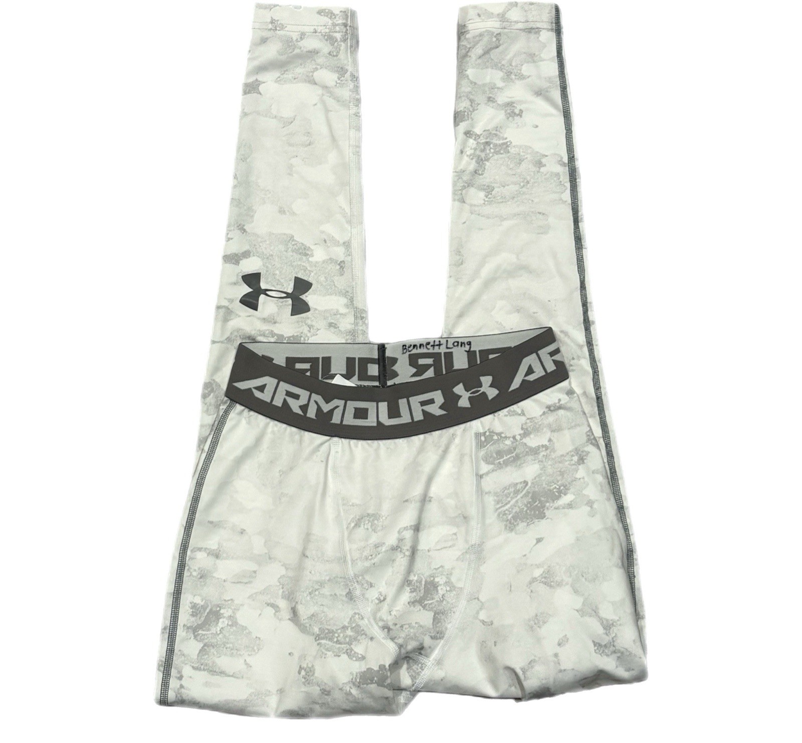 Under Armour Men's M ColdGear Compression Legging Grey Camo 1285092-035