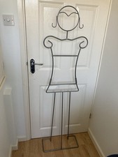 Vintage Metal Mannequin Clothes Stand Display
