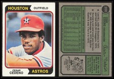 1974 Topps Cesar Cedeno #200 Very Good Condition