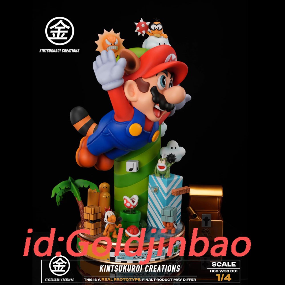 Kintsukuroi Creations Mario Resin Statue Pre-order 1/4 Scale H62cm