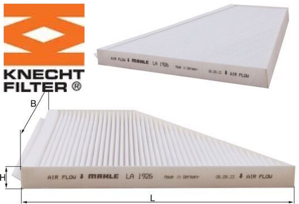 Knecht LA1926 Filter FüR Innenraumluft Innenraumfilter Filter Innenraum-image