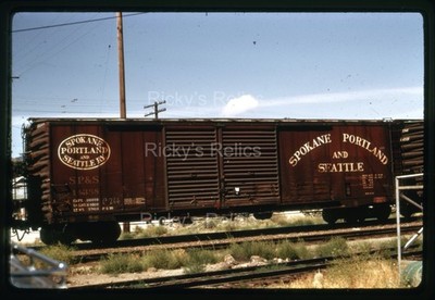 Duplicate Slide SP&S #14388 Boxcar Spokane Portland Seattle 1971 Wenatchee WA
