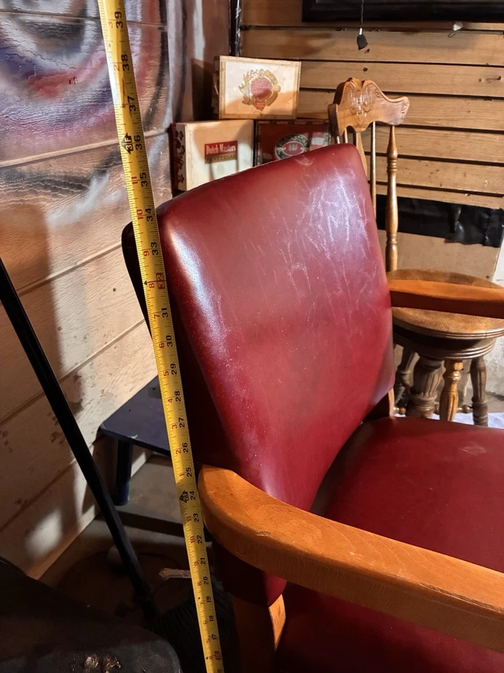 Silla derecha portapapeles vintage Jasper Chair Company al precio correcto Foto 2 de 4