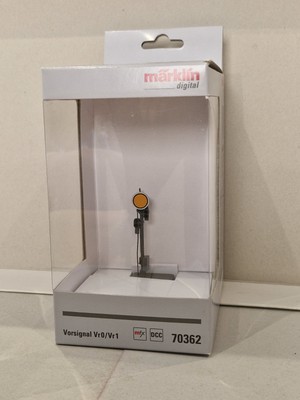 Märklin 70362 señal avanzada para semaforos de un brazo, decoder mFx, MM y DCC