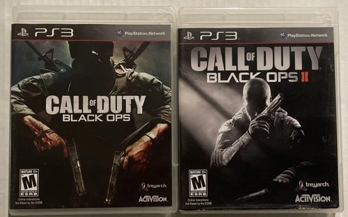 Call Of Duty Black Ops 1 And 2 PS3 Playstation 3 Tested And Working CIB Complete