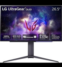 LG - UltraGear 27" OLED QHD 240Hz 0.03ms FreeSync and NVIDIA G-SYNC Compatibl...