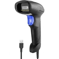 USB 1D Barcode Scanner, Handheld Wired CCD Barcode Reader 1