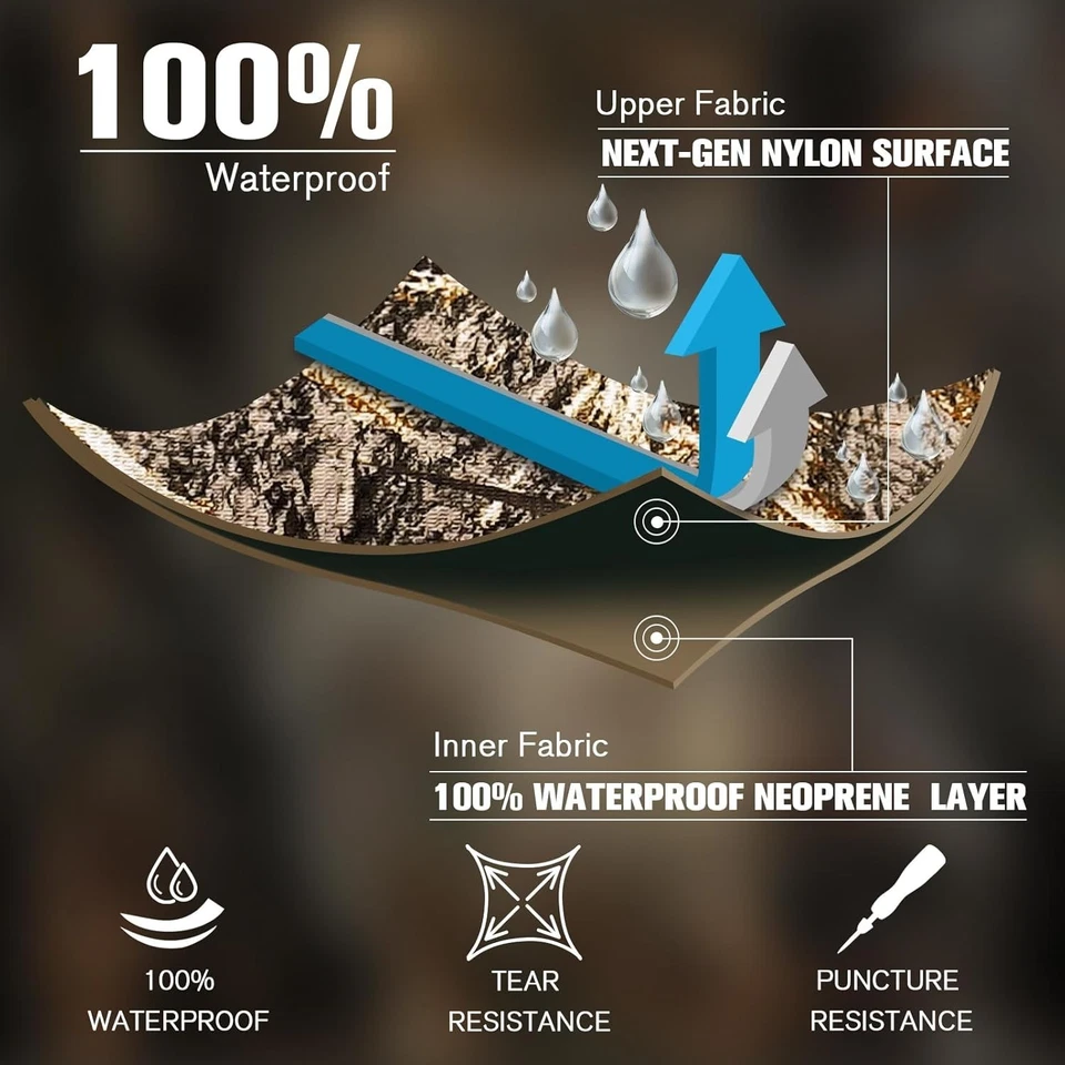 Trudave 4.5mm Neoprene Hunting Chest Waders with 600G Insulated Boots - Image 3 of 4