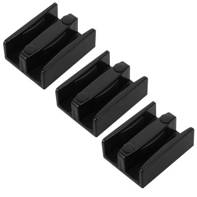 3 Pcs Duschtür-schienenführung Sicherheits-Türstopper Schiebetürrollen