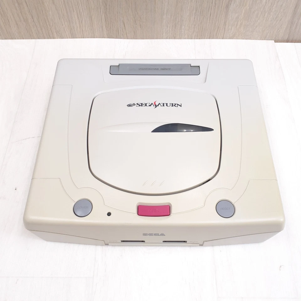 Sega Saturn Console with Virtua Gun, Virtus Stick, 3 games & memory Japan white - Image 2 of 4