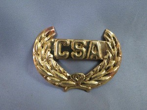 VInTAGE Repro CSA CONFERATE STATES OF AMERICA BRASS PIN CIVIL WAR Rebel 1800S P