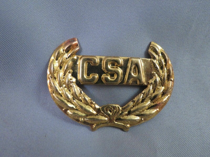 VInTAGE Repro CSA CONFERATE STATES OF AMERICA BRASS PIN CIVIL WAR Rebel 1800S P