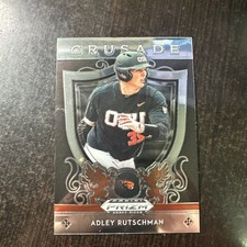 Adley Rutschman (2019) Prizm Draft Picks Crusade Silver   PRIZM - ORIOLES 