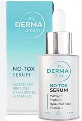 #ad My Derma Dream No Tox Serum Matrixyl Peptides Hyal Acid Vit C 30ml EA 2027 $49.99