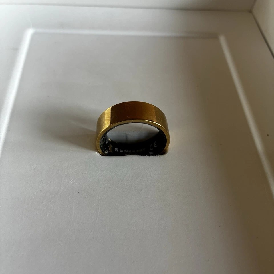Ultrahuman Ring AIR Smart Ring Size 9 Air Gold Ultra Human Sleep Fitness Tracker - Image 2 of 4