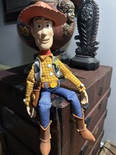 Thinkway Toys Toy Story Woody Pull String Talking Doll 14  Disney VTG. Posable