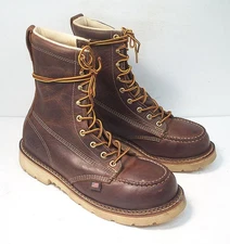 THOROGOOD MEN'S 9 D AMERICAN HERITAGE CLASSICS 8" USA WORK BOOTS STEEL TOE